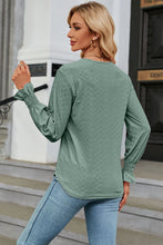 Load image into Gallery viewer, V-Neck Flounce Sleeve Blouse