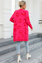 Load image into Gallery viewer, Printed Long Sleeve Cardigan with Pockets