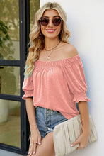 Load image into Gallery viewer, Short Flounce Sleeve Top