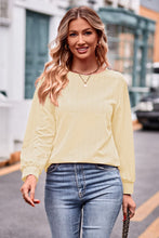 Load image into Gallery viewer, Round Neck Long Sleeve Tee