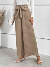 Load image into Gallery viewer, Tied Wide Leg Long Pants