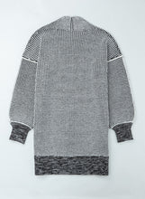 Load image into Gallery viewer, Woven Right Heathered Open Front Longline Cardigan