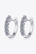 Load image into Gallery viewer, 1 Carat Moissanite Hoop Earrings