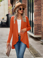 Load image into Gallery viewer, Open Front Long Sleeve Cardigan