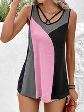 Load image into Gallery viewer, Color Block Tank Top