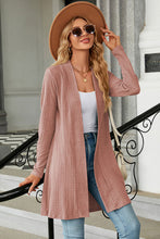 Load image into Gallery viewer, Open Front Long Sleeve Cardigan