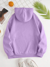 Load image into Gallery viewer, Drawstring Dropped Shoulder Hoodie