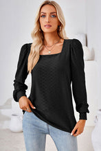 Load image into Gallery viewer, Square Neck Puff Sleeve T-Shirt