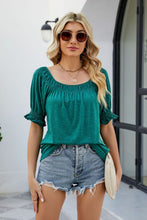 Load image into Gallery viewer, Short Flounce Sleeve Top