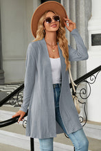 Load image into Gallery viewer, Open Front Long Sleeve Cardigan