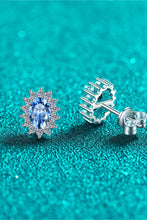 Load image into Gallery viewer, 1 Carat Moissanite 925 Sterling Silver Stud Earrings