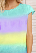 Load image into Gallery viewer, Tie Dye Round Neck Short Sleeve Tee