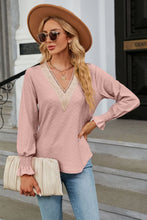 Load image into Gallery viewer, V-Neck Flounce Sleeve Blouse