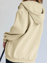 Load image into Gallery viewer, Zip-Up Drawstring Hoodie