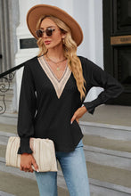 Load image into Gallery viewer, V-Neck Flounce Sleeve Blouse