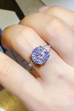 Load image into Gallery viewer, 5 Carat Moissanite 925 Sterling Silver Ring