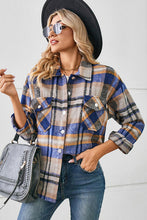 Load image into Gallery viewer, Collared Plaid Shacket