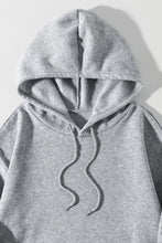 Load image into Gallery viewer, Drawstring Dropped Shoulder Hoodie