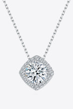 Load image into Gallery viewer, 1 Carat Moissanite Geometric Pendant Necklace
