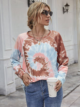 Load image into Gallery viewer, Printed Round Neck Raglan Sleeve Tee