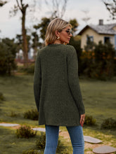 Load image into Gallery viewer, Ribbed Button-UP Caradigan with Pockets