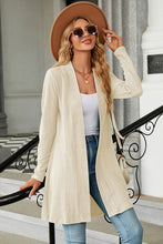 Load image into Gallery viewer, Open Front Long Sleeve Cardigan