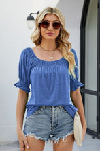 Load image into Gallery viewer, Short Flounce Sleeve Top