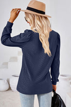 Load image into Gallery viewer, Square Neck Puff Sleeve T-Shirt