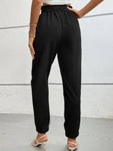 Load image into Gallery viewer, Tie Front Long Pants
