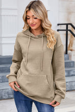 Load image into Gallery viewer, Dropped Shoulder Pocketed Hoodie