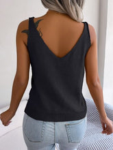 Load image into Gallery viewer, Cable-Knit Scoop Neck Knit Vest