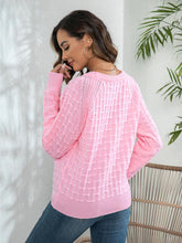 Load image into Gallery viewer, Decorative Button Long Sleeve Sweater