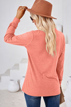 Load image into Gallery viewer, Notched Long Sleeve T-Shirt