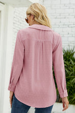 Load image into Gallery viewer, Swiss Dot Johnny Collar Blouse