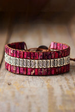 Load image into Gallery viewer, Handmade Triple Layer Natural Stone Bracelet