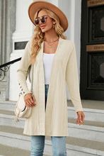 Load image into Gallery viewer, Open Front Long Sleeve Cardigan