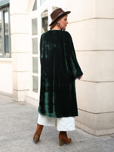 Load image into Gallery viewer, Plus Size Printed Open Front Long Sleeve Cardigan