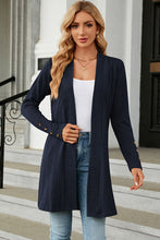 Load image into Gallery viewer, Open Front Long Sleeve Cardigan