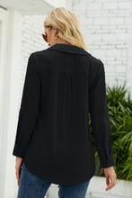Load image into Gallery viewer, Swiss Dot Johnny Collar Blouse