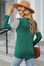 Load image into Gallery viewer, Leopard Striped Round Neck T-Shirt