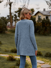 Load image into Gallery viewer, Ribbed Button-UP Caradigan with Pockets