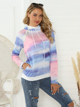 Load image into Gallery viewer, Full Size Tie-Dye Long Sleeve Hoodie