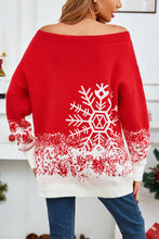 Load image into Gallery viewer, Off-Shoulder Long Sleeve Sweater