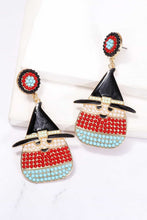 Load image into Gallery viewer, Witch's Hat Shape Synthetic Pearl Dangle Earrings