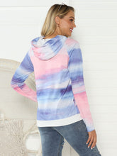 Load image into Gallery viewer, Full Size Tie-Dye Long Sleeve Hoodie
