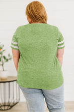Load image into Gallery viewer, Plus Size Striped V-Neck Tee Shirt