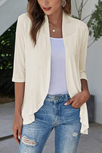 Load image into Gallery viewer, Open Front Ruffle Trim Cardigan