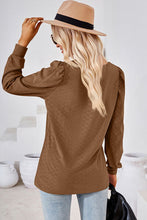 Load image into Gallery viewer, Square Neck Puff Sleeve T-Shirt