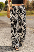 Load image into Gallery viewer, Printed Drawstring Waist Pants with Pockets