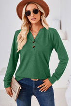 Load image into Gallery viewer, Notched Long Sleeve T-Shirt